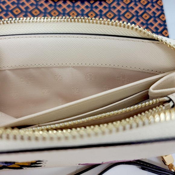 Tory Burch Bags Tory Burch Emerson Applique Wristlet Zip